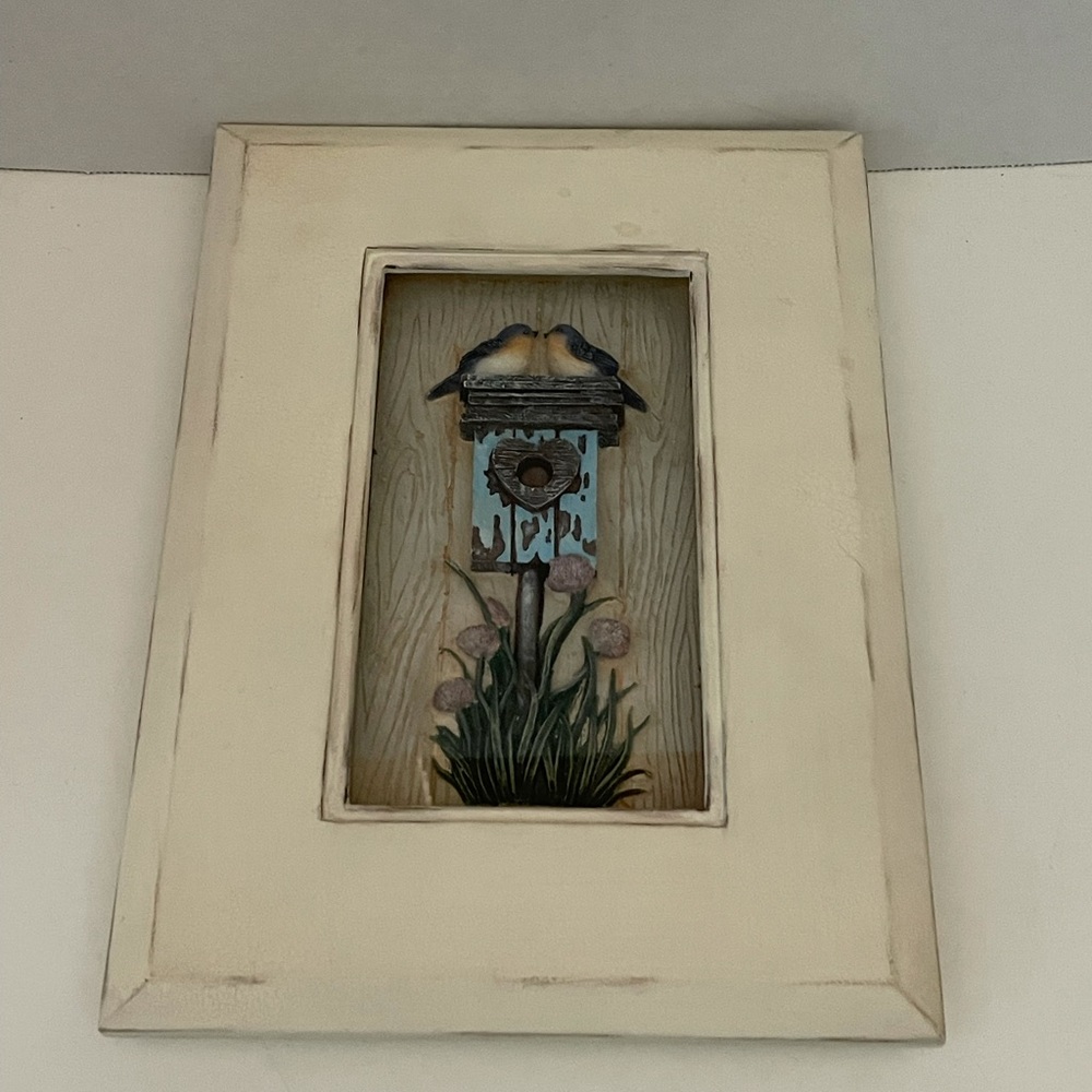 Bluebird Love Shadow Box, Wedding, Valentine, Anniversary, EUC.
